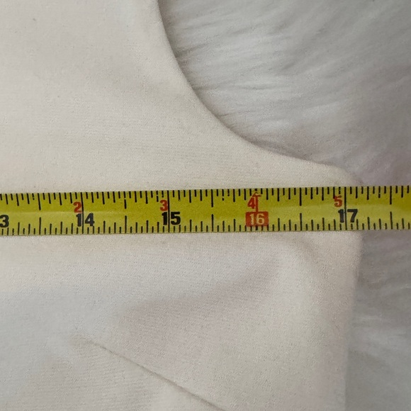 Talbots Cream and Pink Sheath Dress V-Neck Midi size 2p - Picture 4 of 10